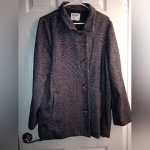 Old Navy Double Breasted Herringbone Blazer